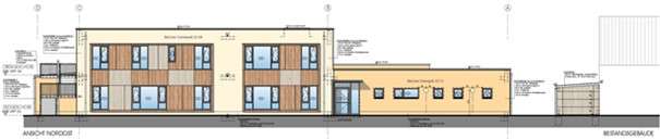 Neubau der Kita in Erfurt-Frienstedt durch das RJ Planungsbüro - Architekturbüro Kassel und Erfurt für Sozialbauten und Gesundheitsbau