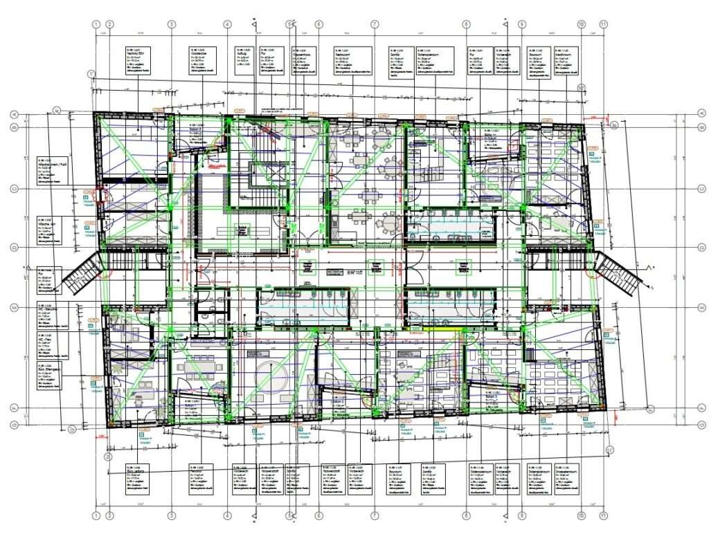 Neubau der Kita in Gehren durch das RJ Planungsbüro - dem Architekturbüro in Kassel und Erfurt, das auf Gesundheitsbauten und Sozialbauten spezialisiert ist.