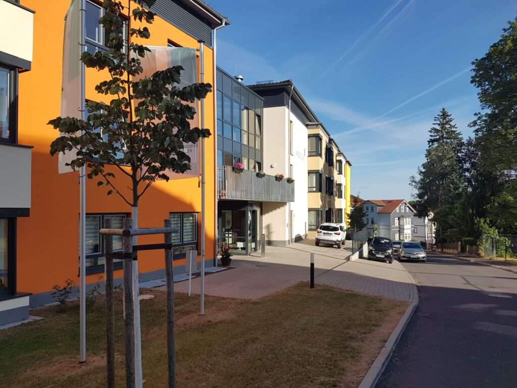Neubau des Seniorenheims in Bad Tabarz durch das RJ Planungsbüro - Architekturbüro Kassel und Erfurt für Sozialbauten und Gesundheitsbau
