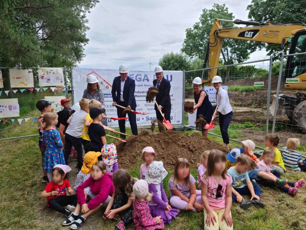 Kita Neubau in Frienstedt: Planung und Bauleitung durch das RJ Planungsbüro in Kassel und Erfurt